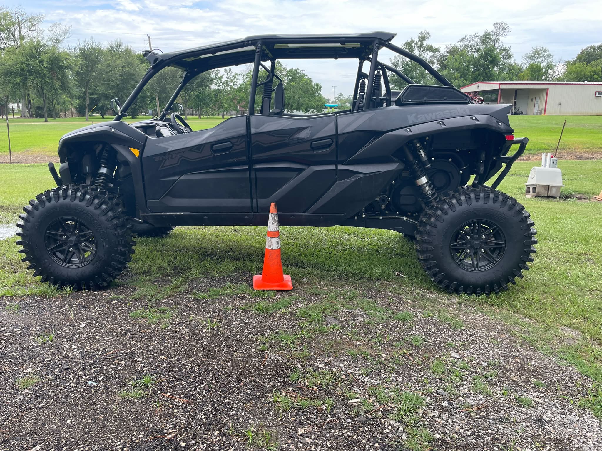 Kawasaki KRX1000 with 3inch SuperATV puck lift and 35inch System 3