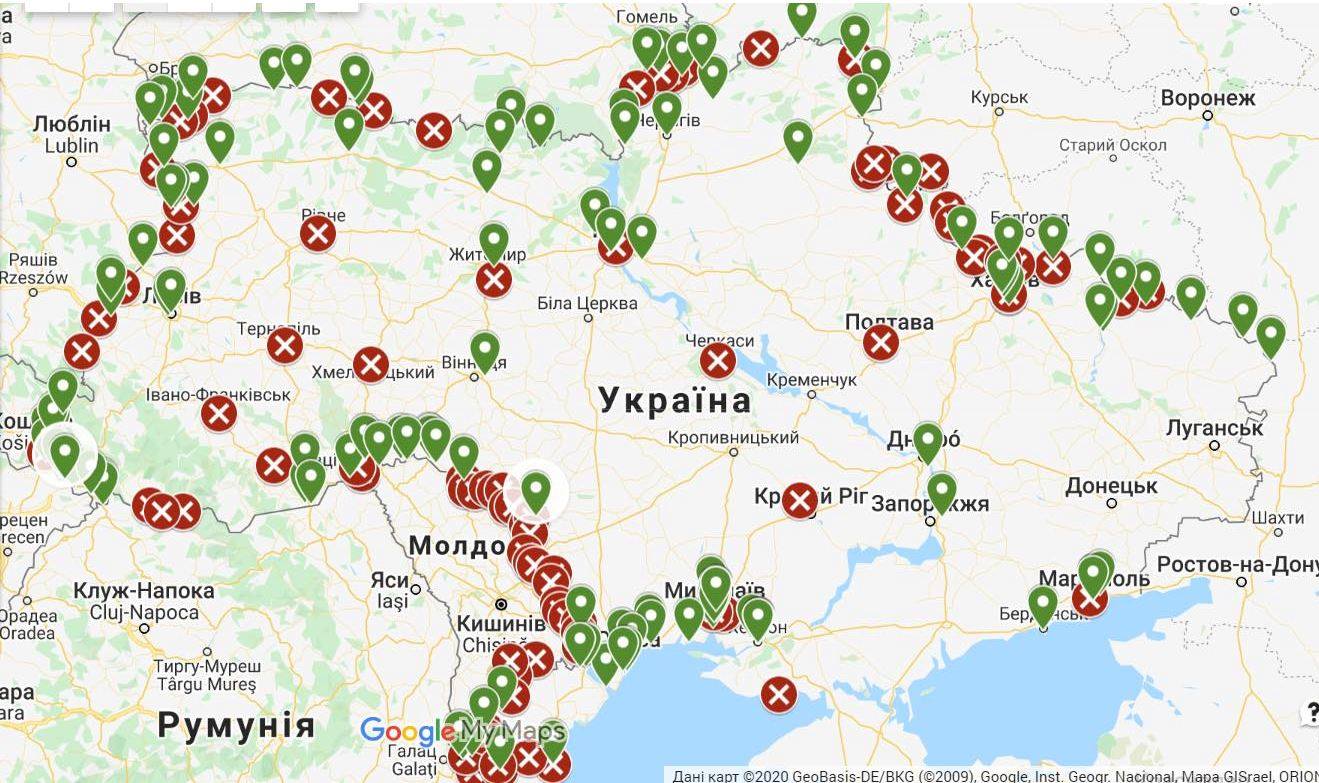 Российская граница с украиной карта. Таможни Украины с Россией на карте. Пограничный пункт Украины. Карта таможенных пунктов пропуска