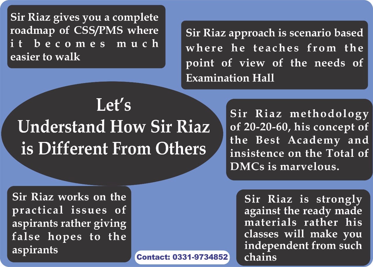 CSS & PMS Tips - Let's Understand How Sir Riaz is...