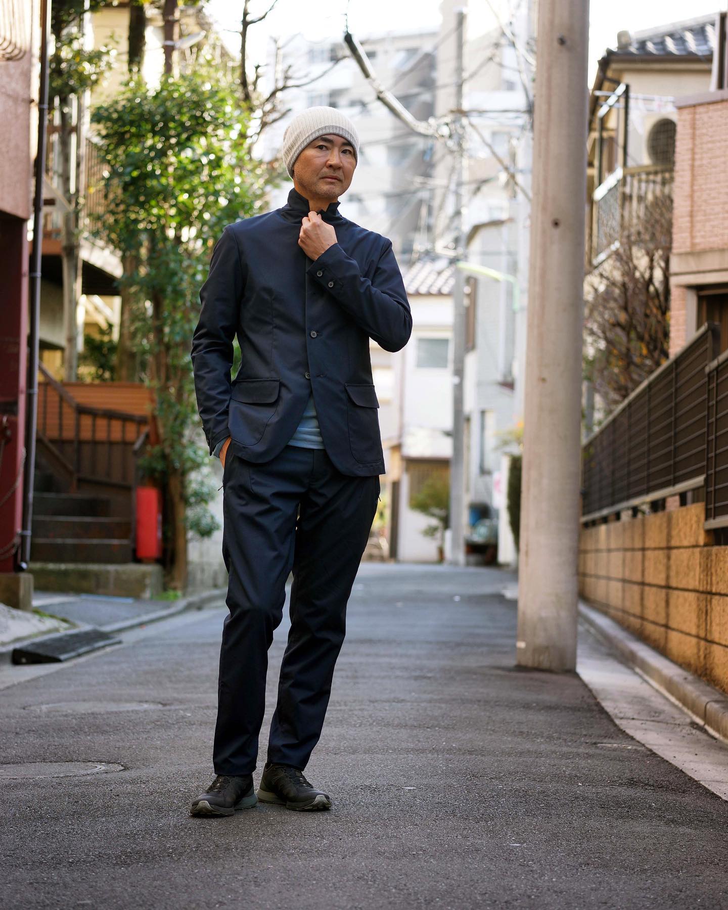 CCP - ステルスカーゴのネイビーセットアップ上がったよ✨ オフィスで 