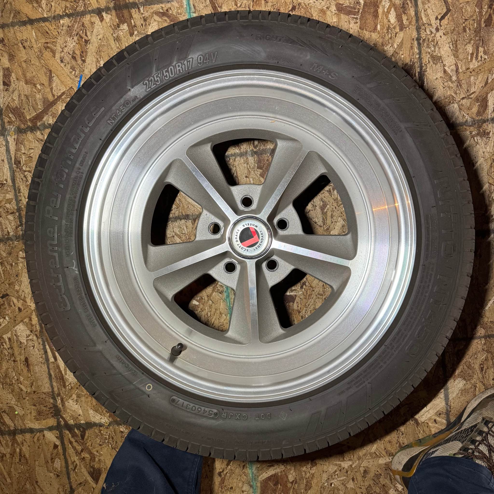 Scott Drake Legendary Set of 17” Wheels - Car Wheels, Tires & Parts ...