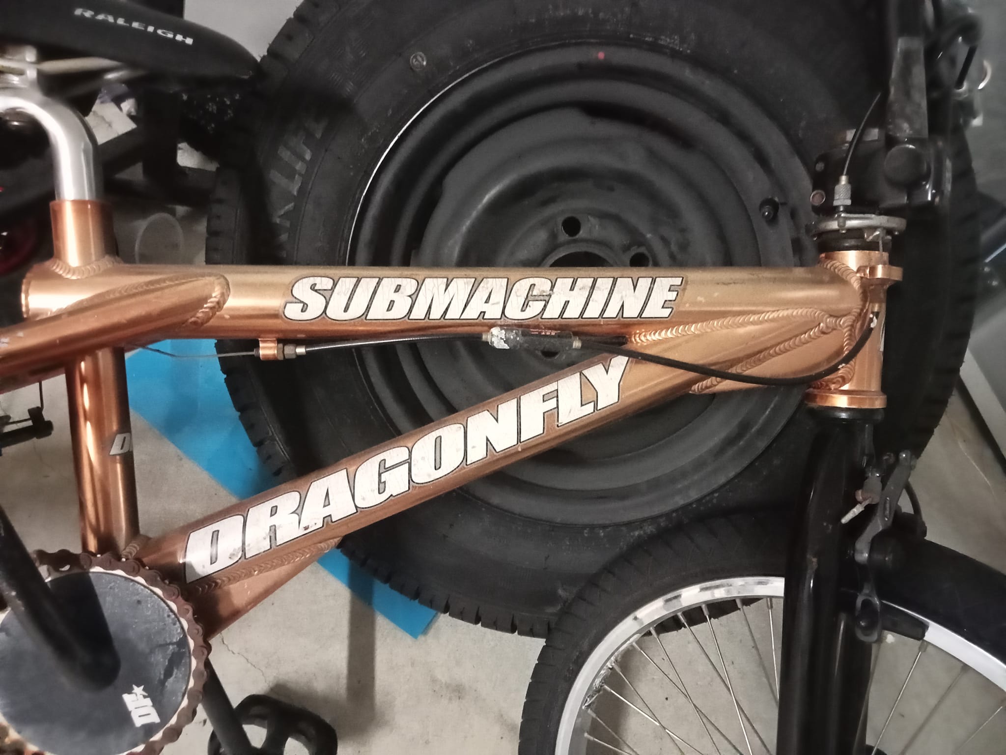 ドラゴンフライ　DRAGONFLY BMXバイク ブラウン UZI