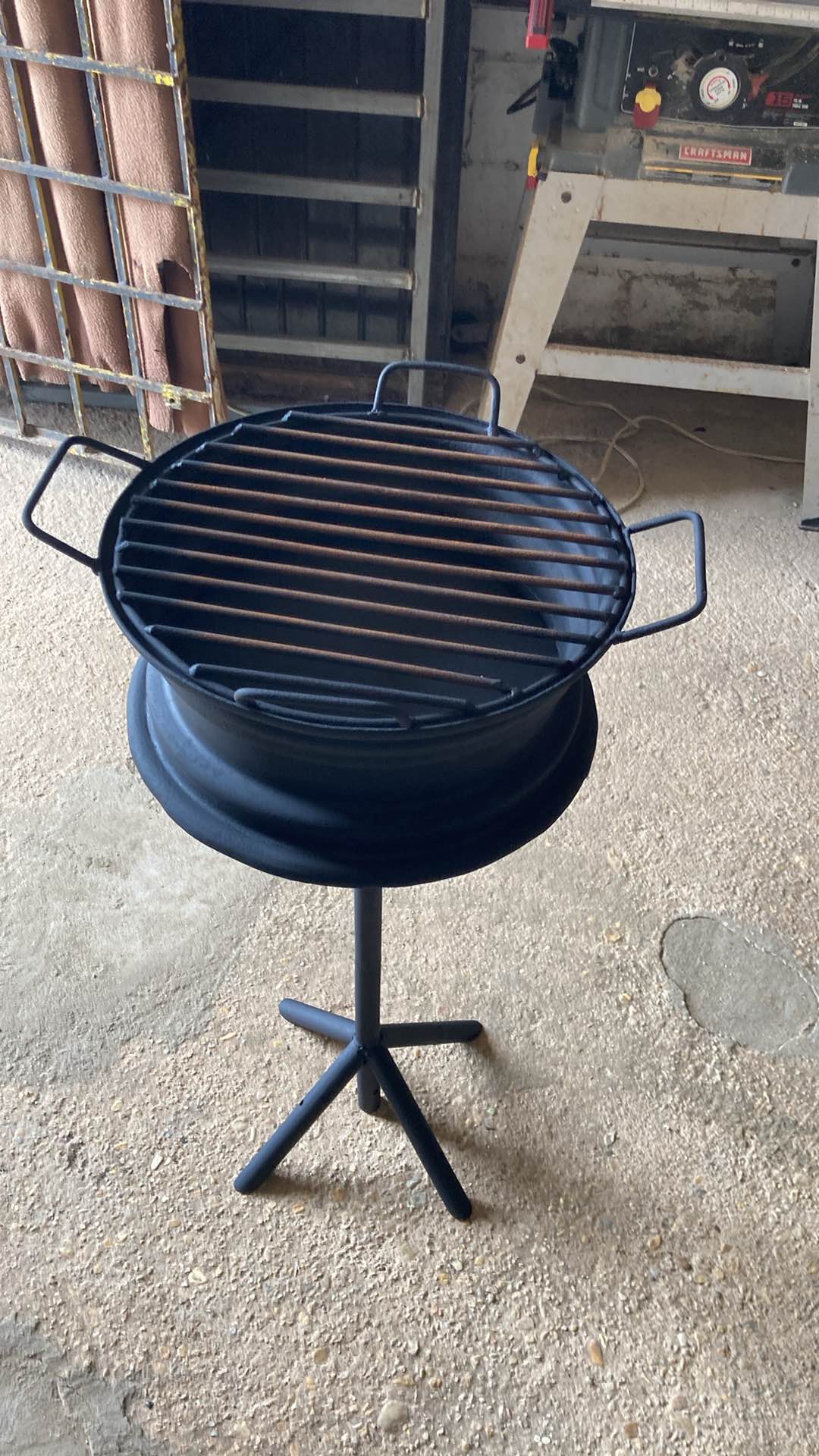 Asador de rin de auto ,practico a 2 piezas - Barbecues, Grills ...