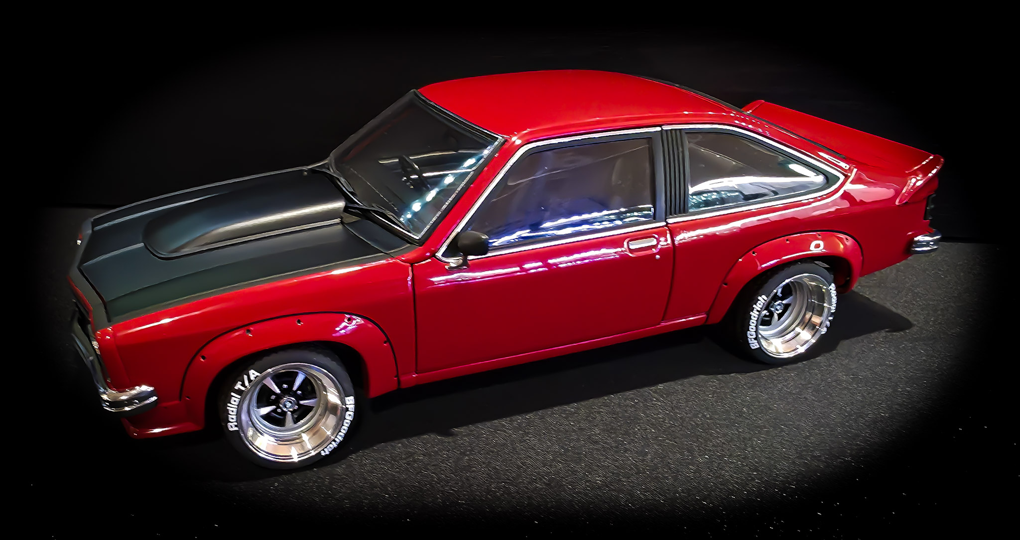 Modified 1:18 Autoart LX SS A9X Torana in Flamenco Red