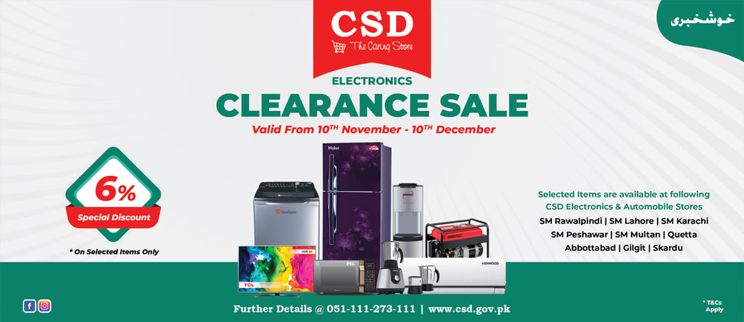 CSD Pakistan - CSD Offering Clearance Sale on...