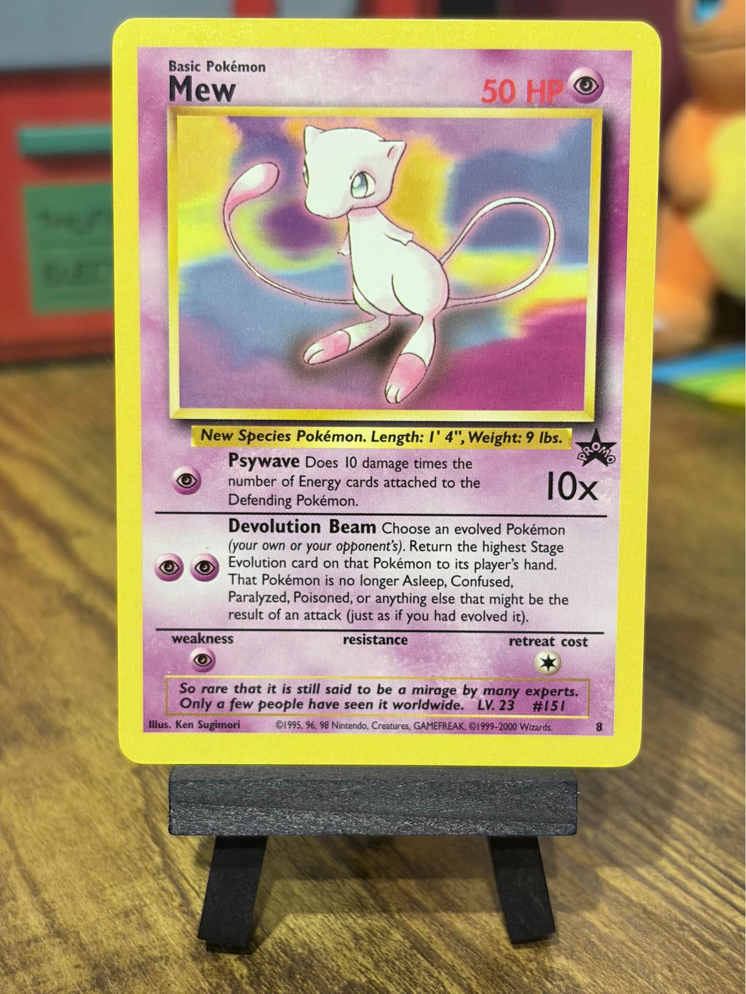 basic pokemon mew promo card value - #8 [PP] Devolution Beam Choose an Evolved Pokmon (your own or your opponents) Mew 2001 Southern Islands #1/18