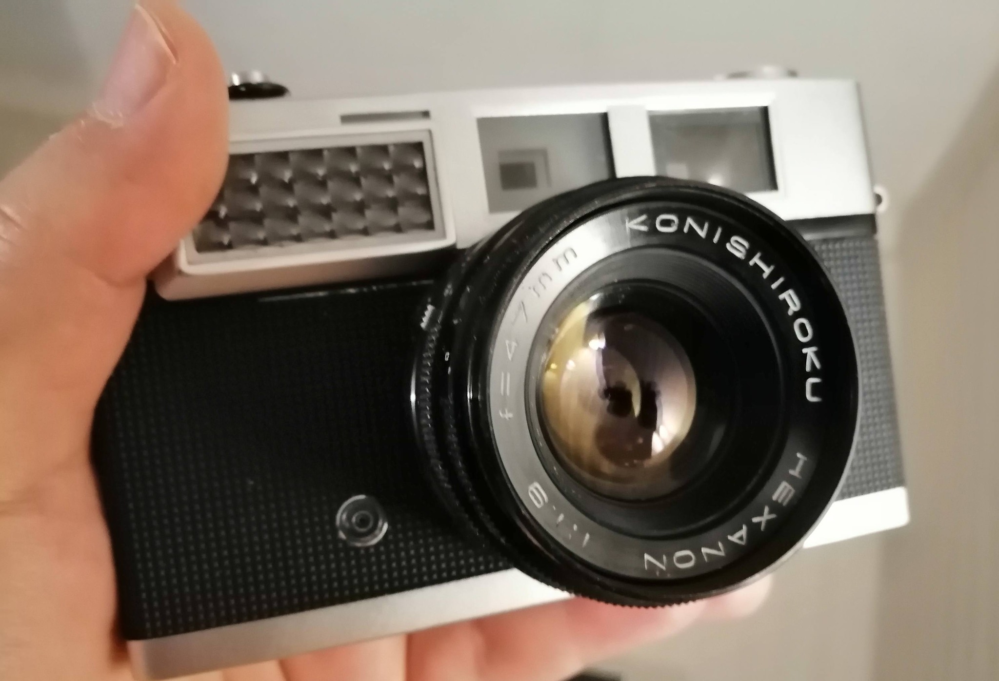 Konica S III 35mm rangefinder camera with 47mm f/1.9 Hexanon lens
