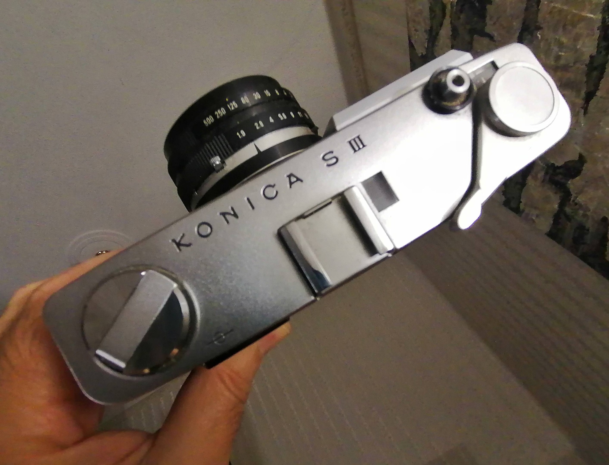 Konica S III 35mm rangefinder camera with 47mm f/1.9 Hexanon lens