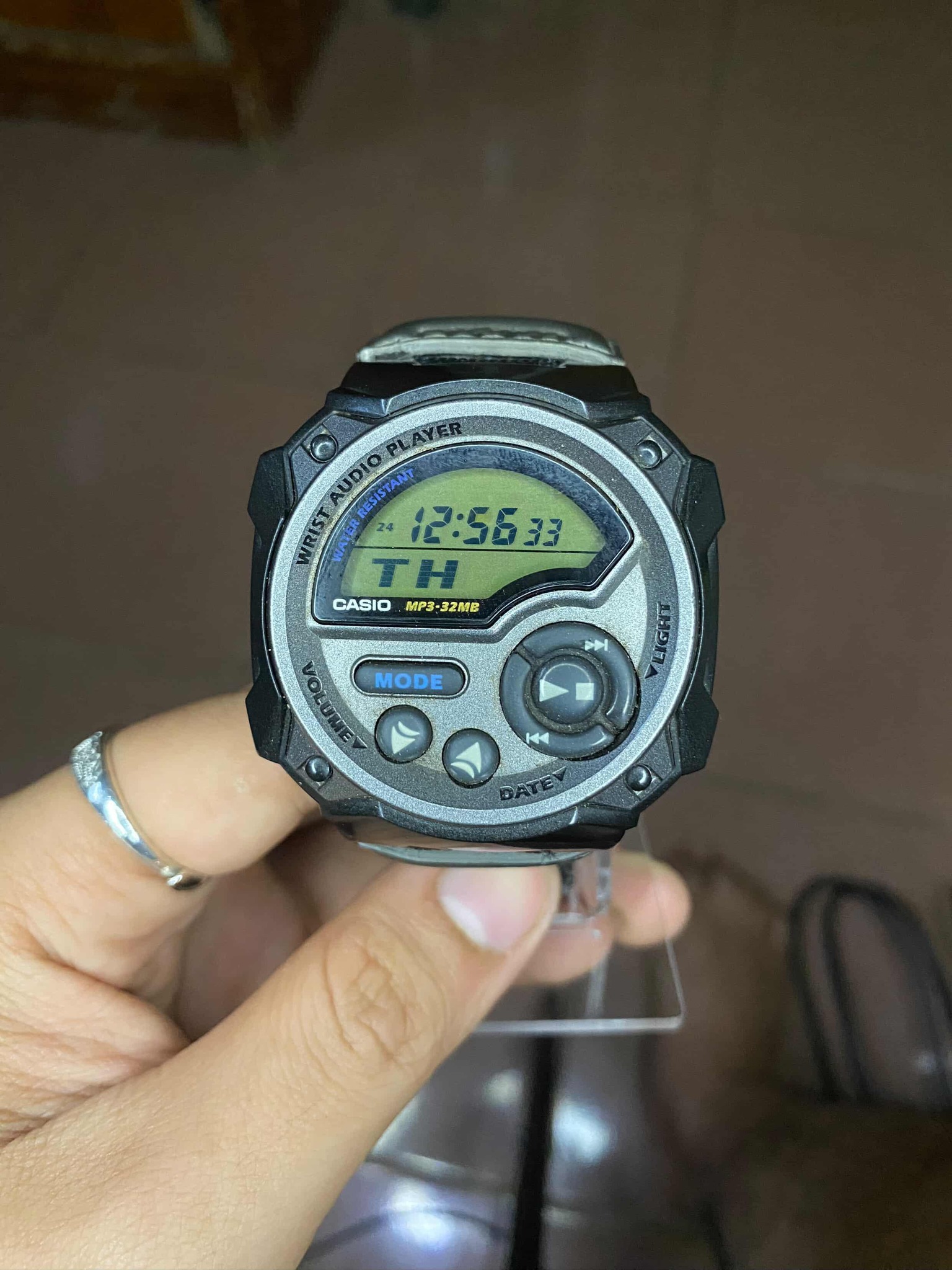 Casio WMP-1 MP3 player wrist watch release year 2000