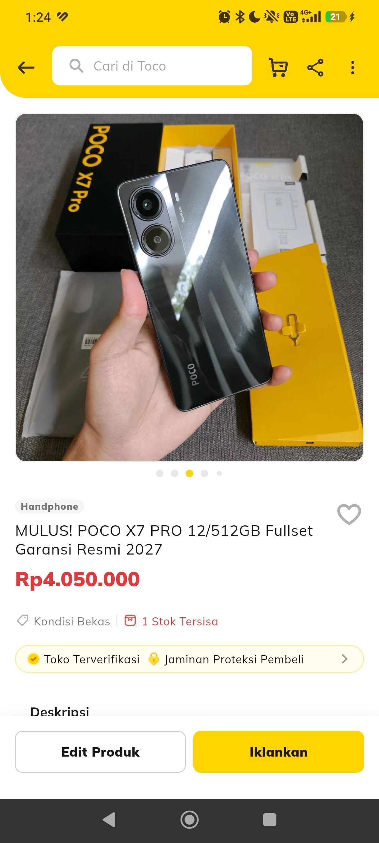 POCO X7 Pro 12/512GB for sale