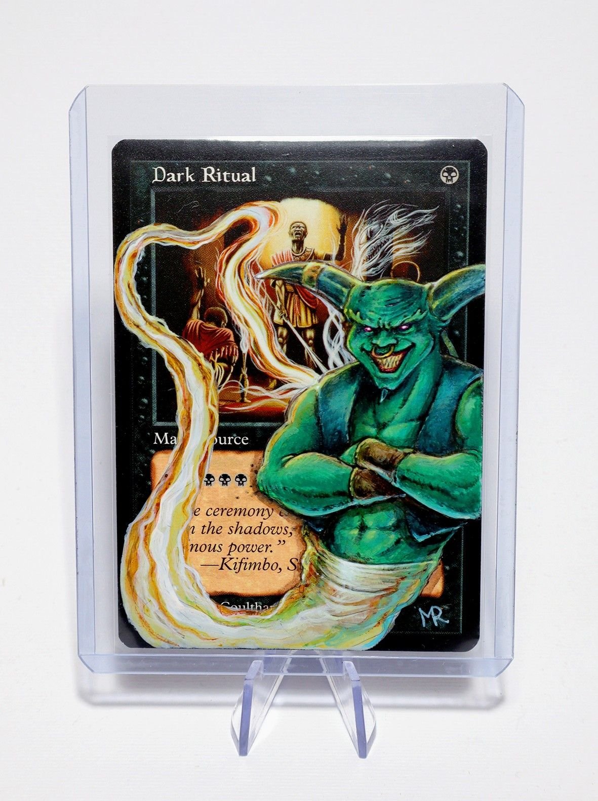 mtg black ritual cards Dark (Future Sight) [Mystery Booster 2] Make our power tears of night. Darkness of Eternity (Dark Ritual)