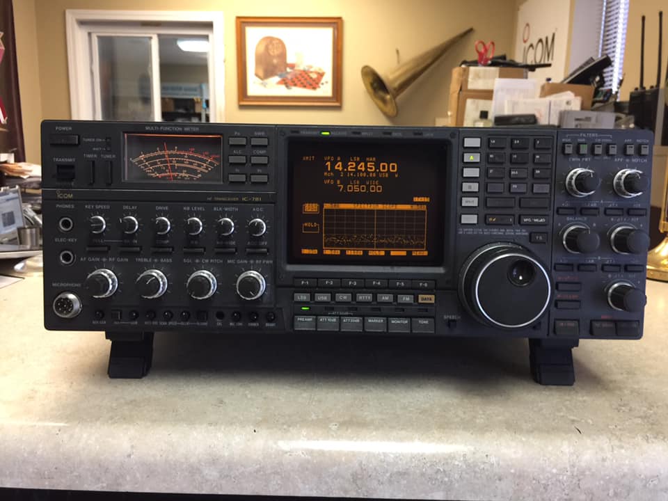 Good old Icom IC-780 !!! Working a treat, just needs some TLC