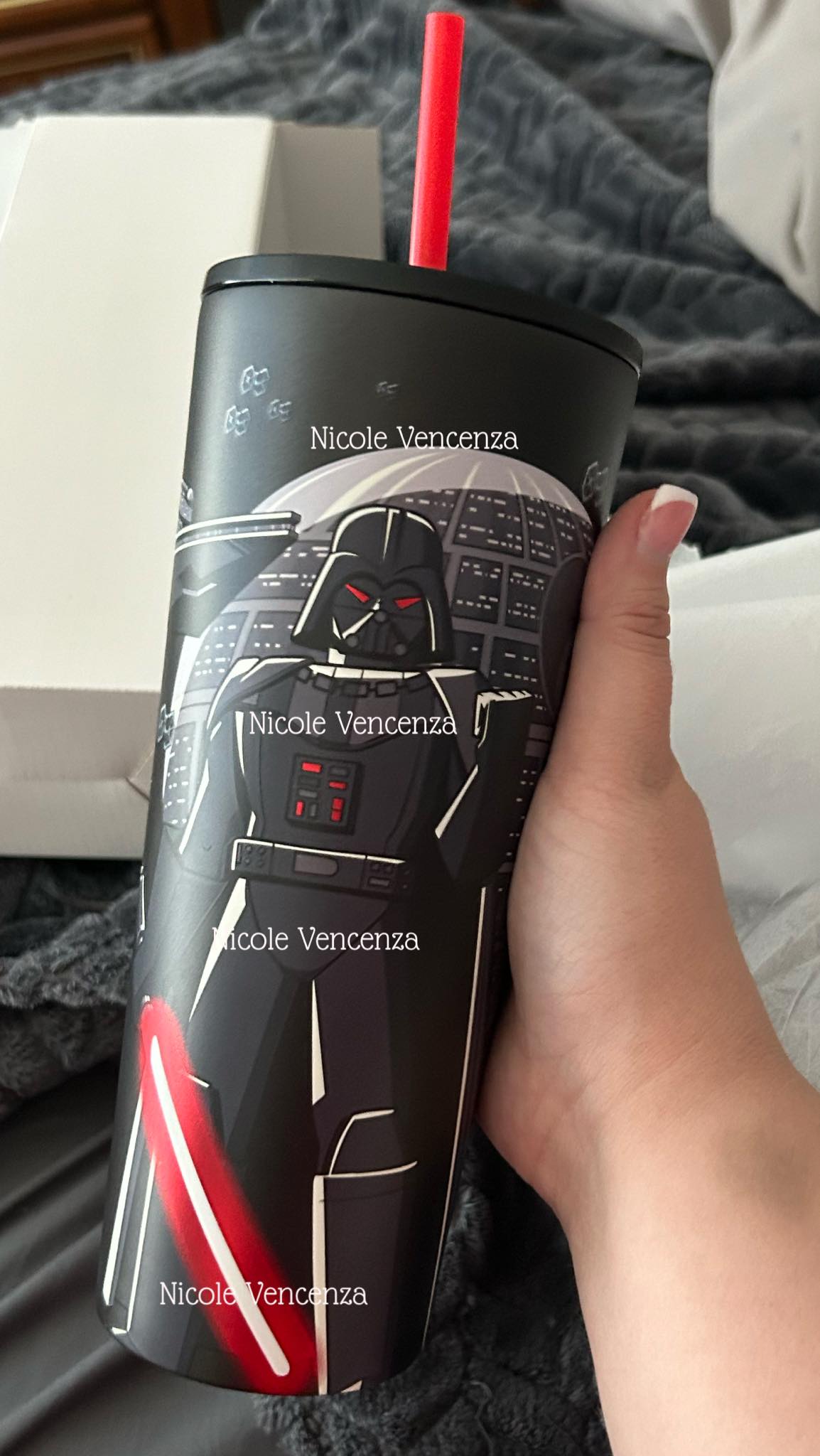 Disney D23 Limited Edition Star Wars Darth Vader Starbucks Cup Arrival