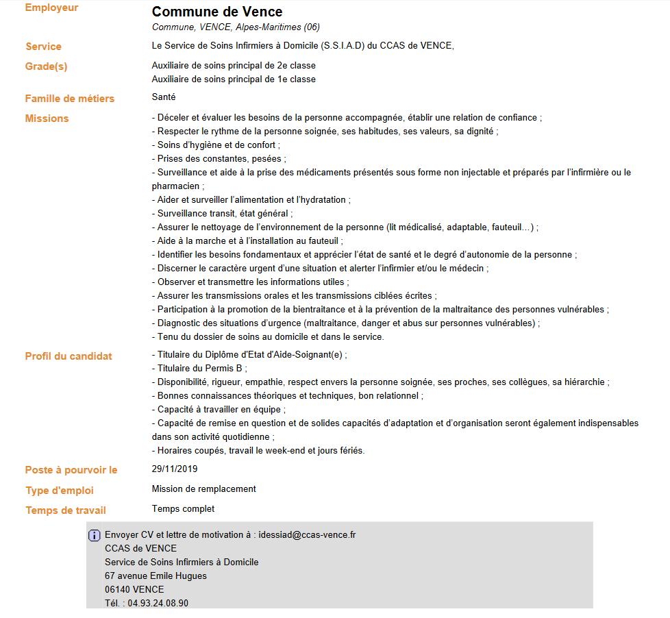 Lettre De Motivation Pour Remplacement Infirmiere Liberale