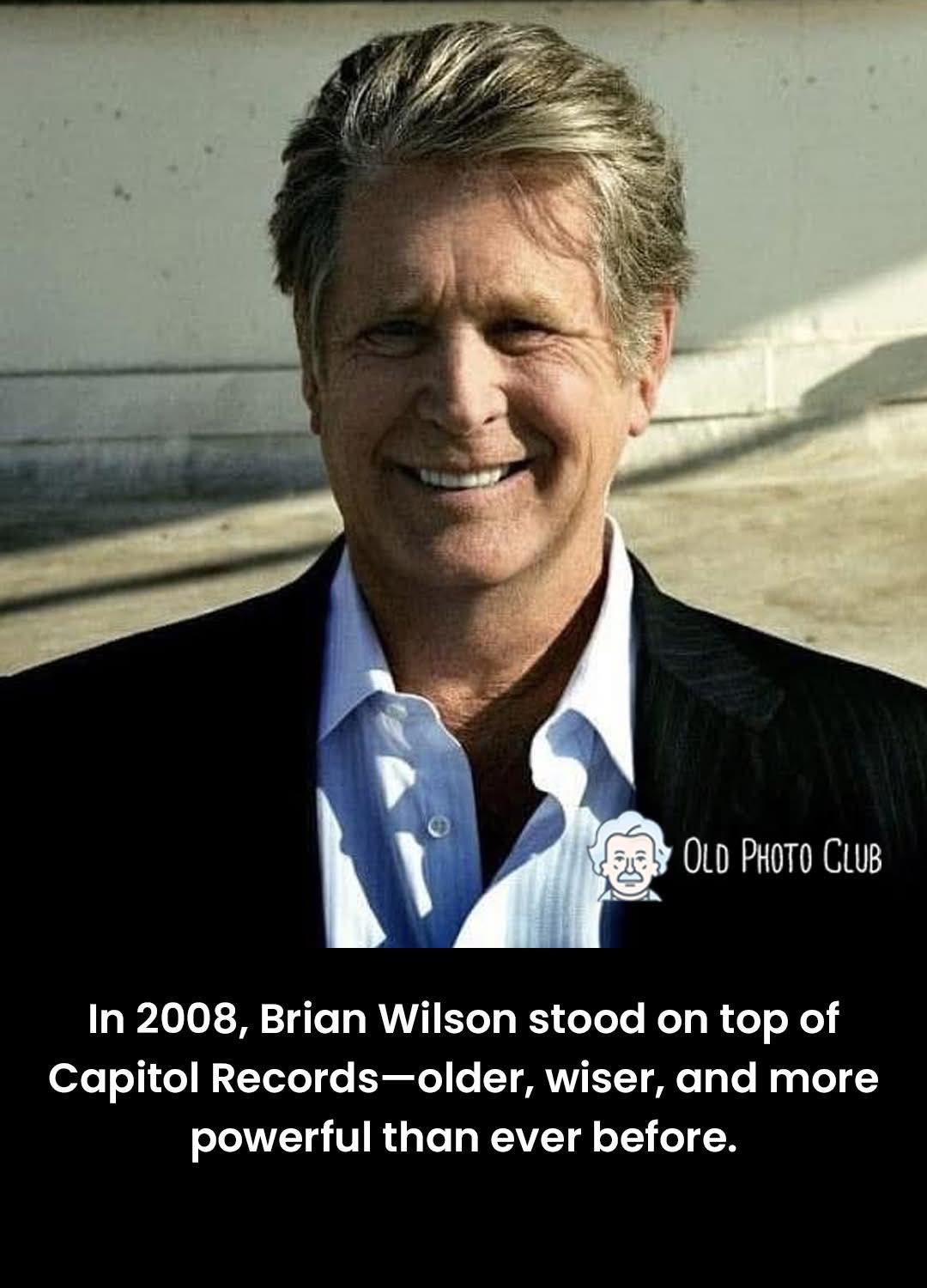 There's something poetic about this photo of Brian Wilson, taken