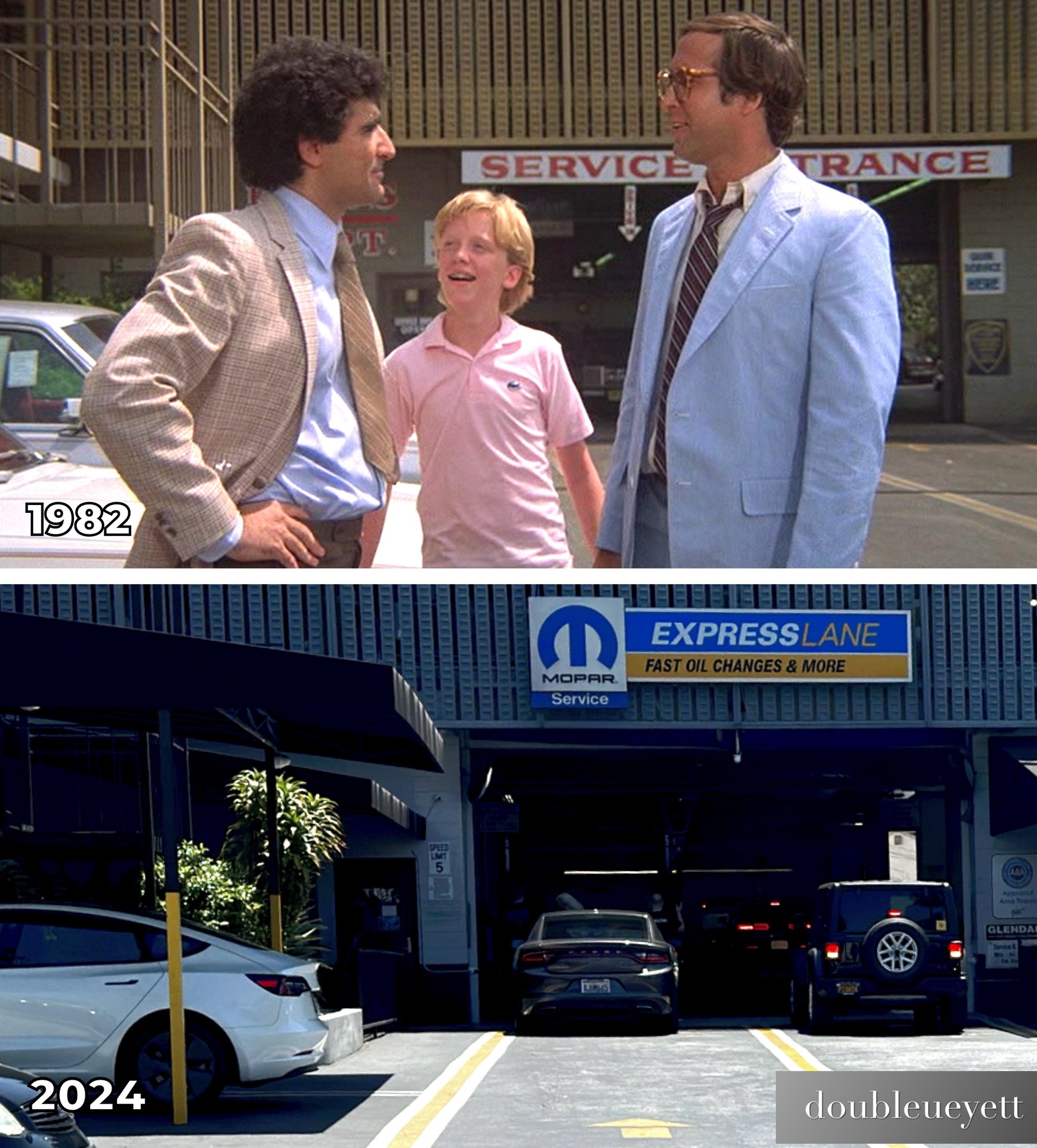 Historic Film Locations | Clark Griswold (Chevy Chase) & Rusty (Anthony ...