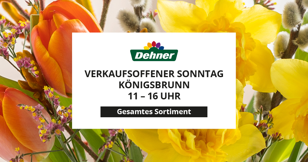 Verkaufsoffener Sonntag im Dehner Garten-Center Königsbrunn
