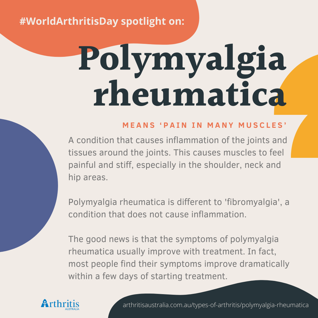 Arthritis Australia - #WorldArthritisDay Spotlight on: Polymyalgia ...