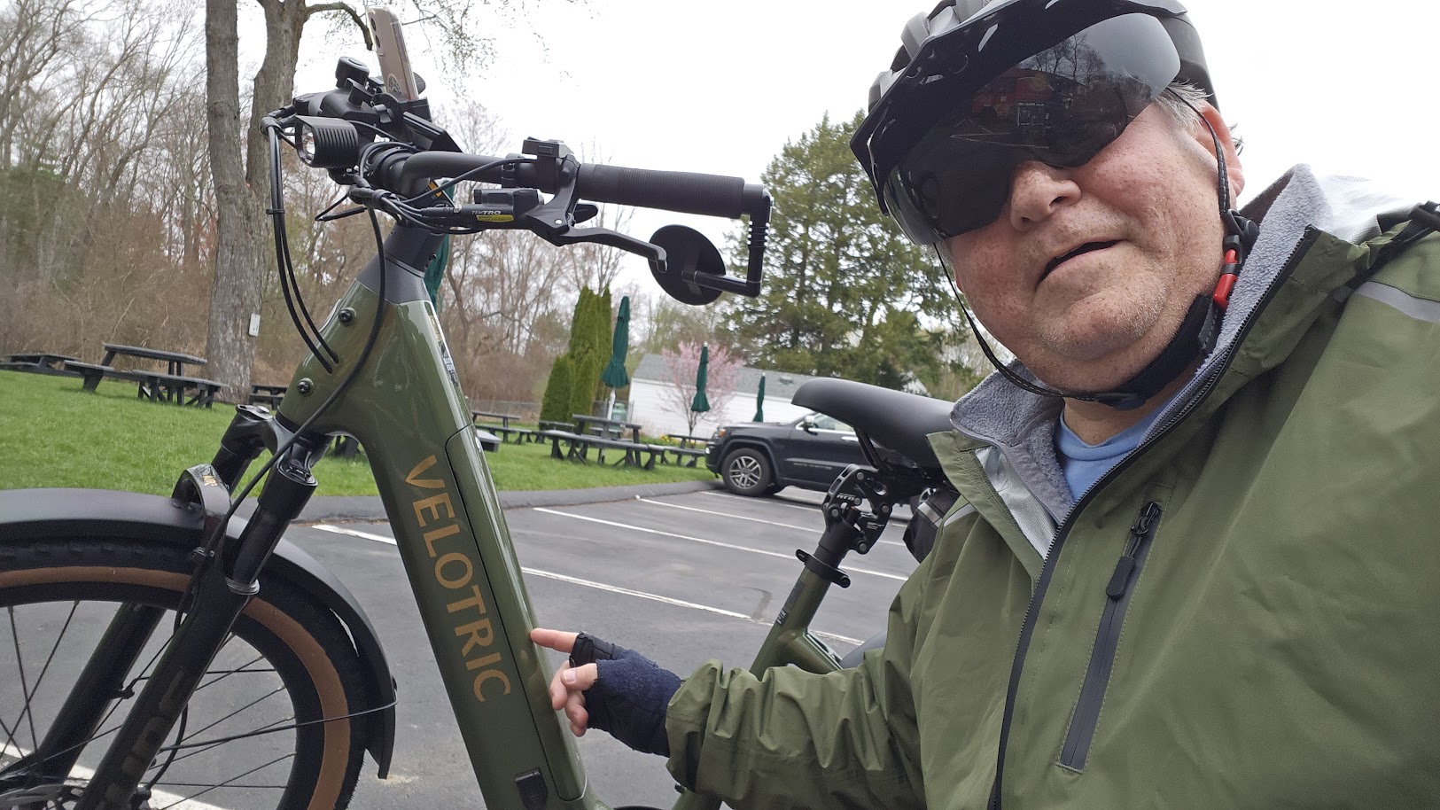 electric bicycle test ride Lectric Brand Uphill ahead Discover M e-bike test ride