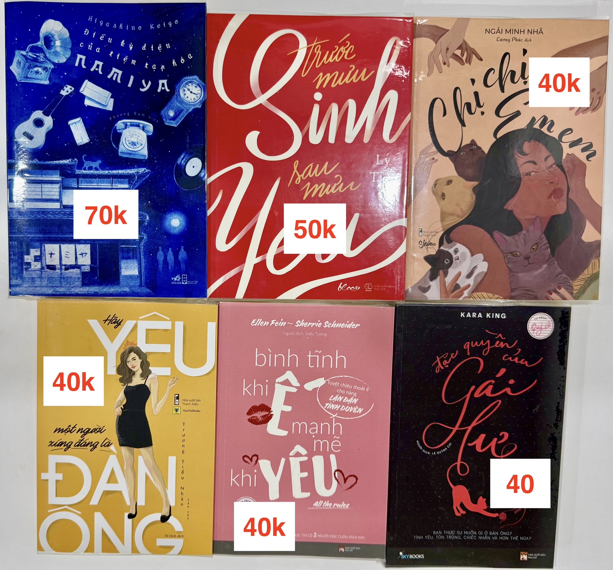 Dọn nhà, Pass lại sách du lịch Mỹ, Anh, Trung quốc mới chưa khui seal