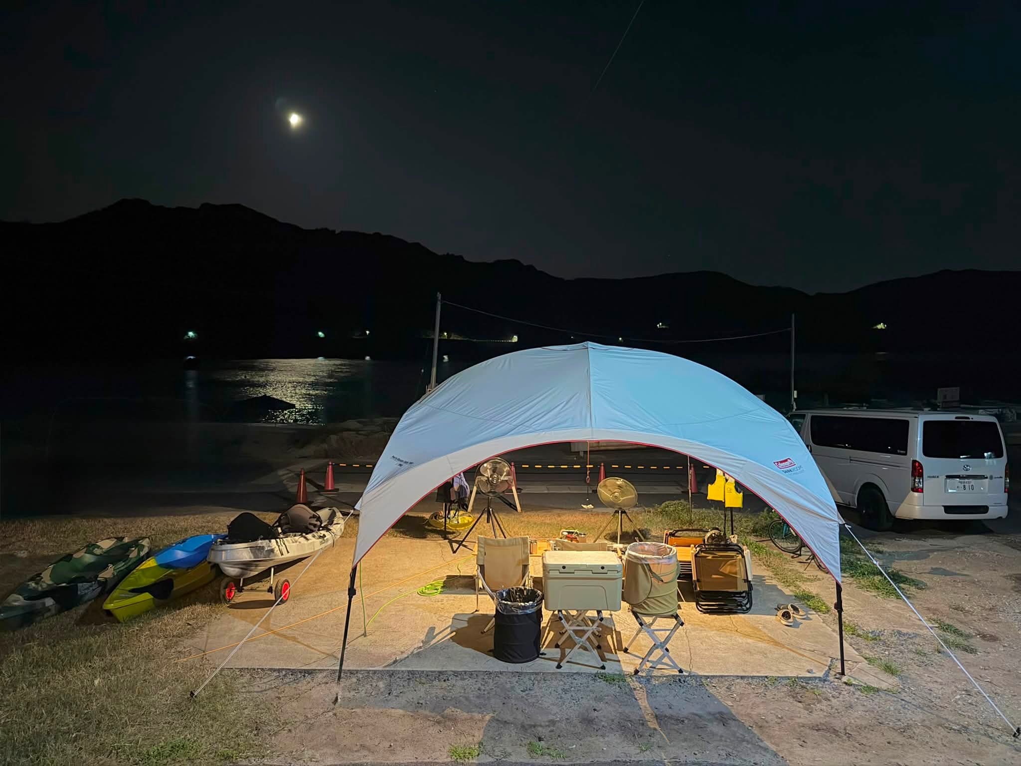 前回と同じ東神楽のキャンプ場にて1泊🏕 去年の秋に格安で買った