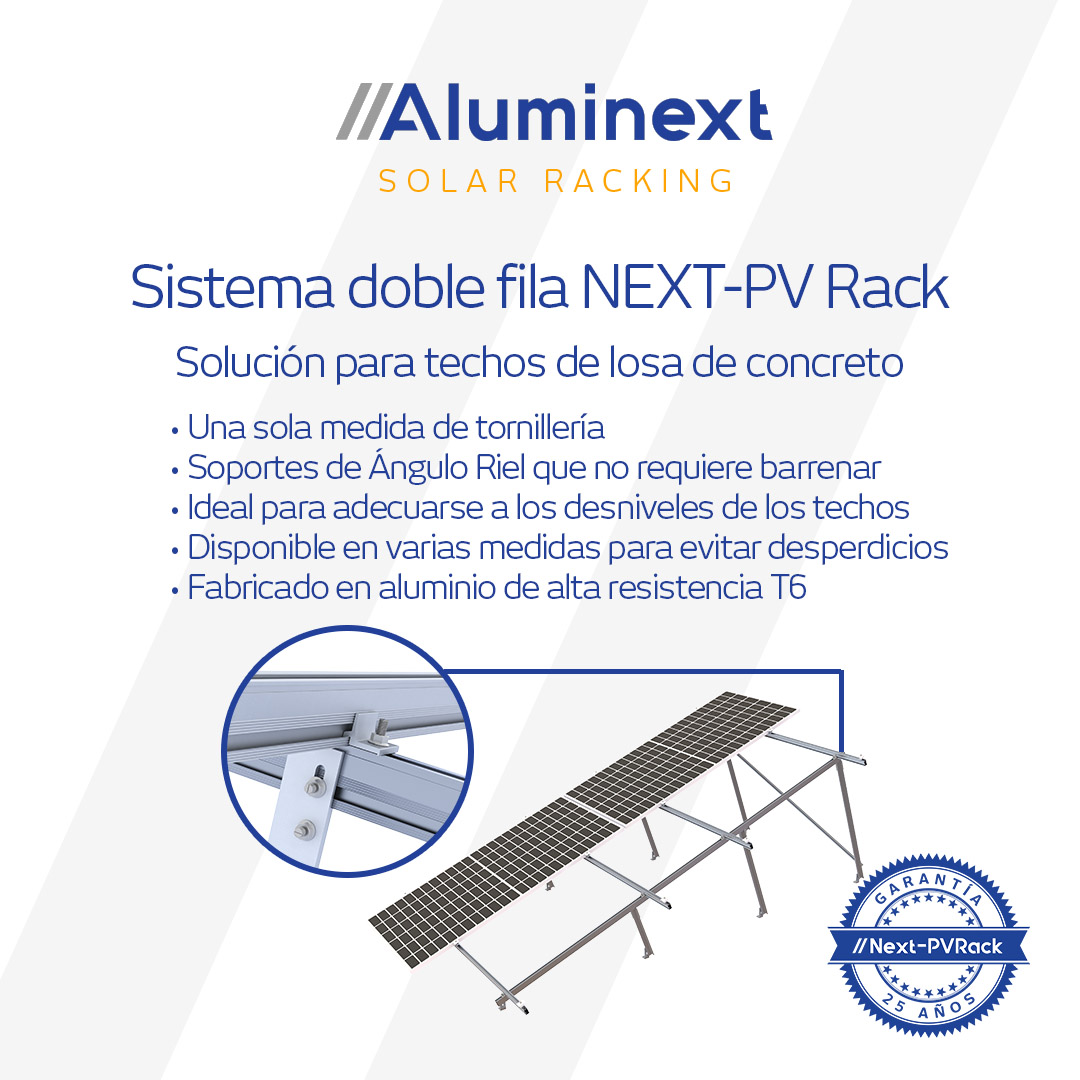 La mejor solución para techos en... - Aluminext Solar Racking