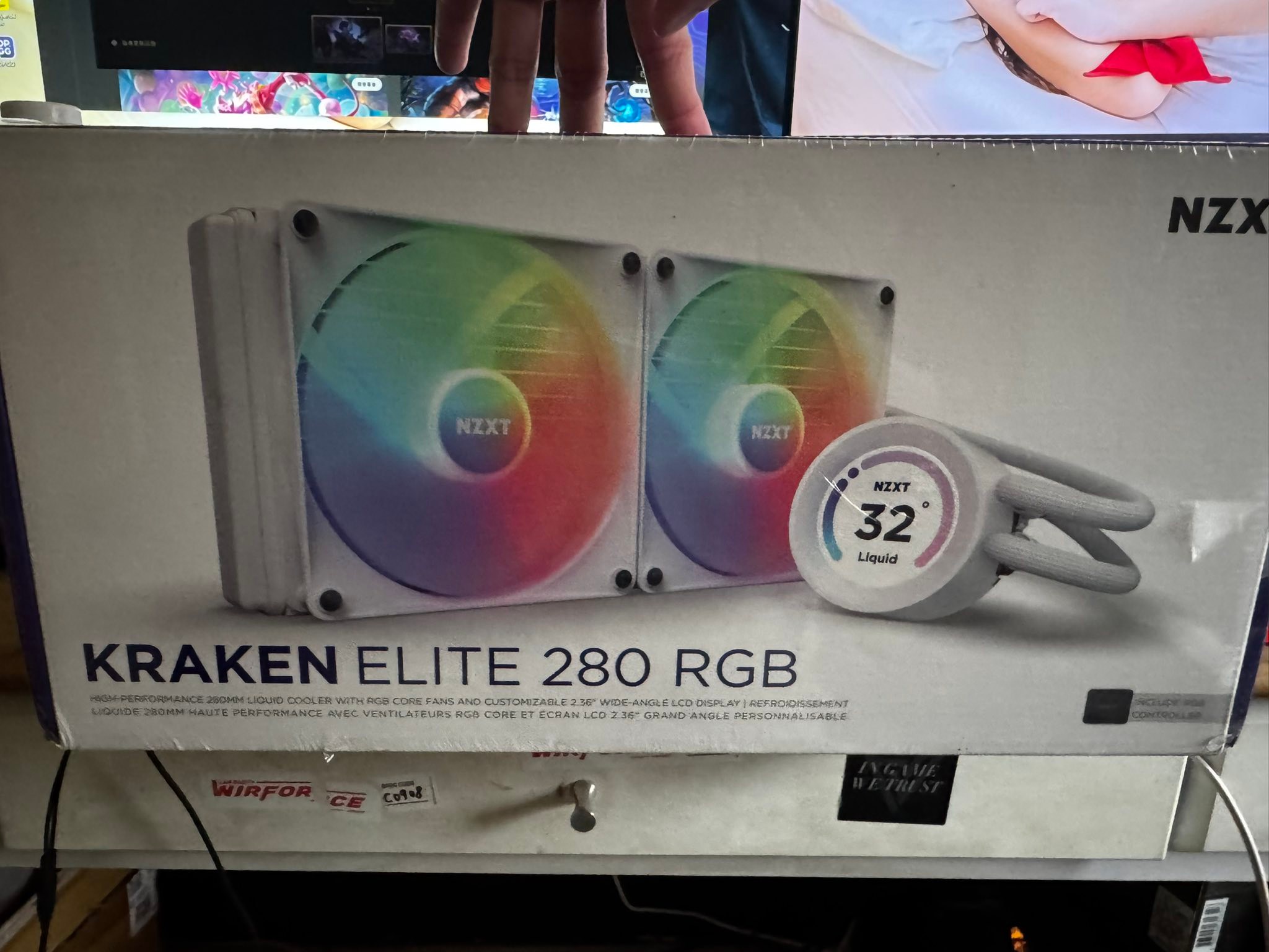 售NZXT KARKEN ELITE 280 白全新未拆封保固至2029年4月售6000 雙北捷運面交