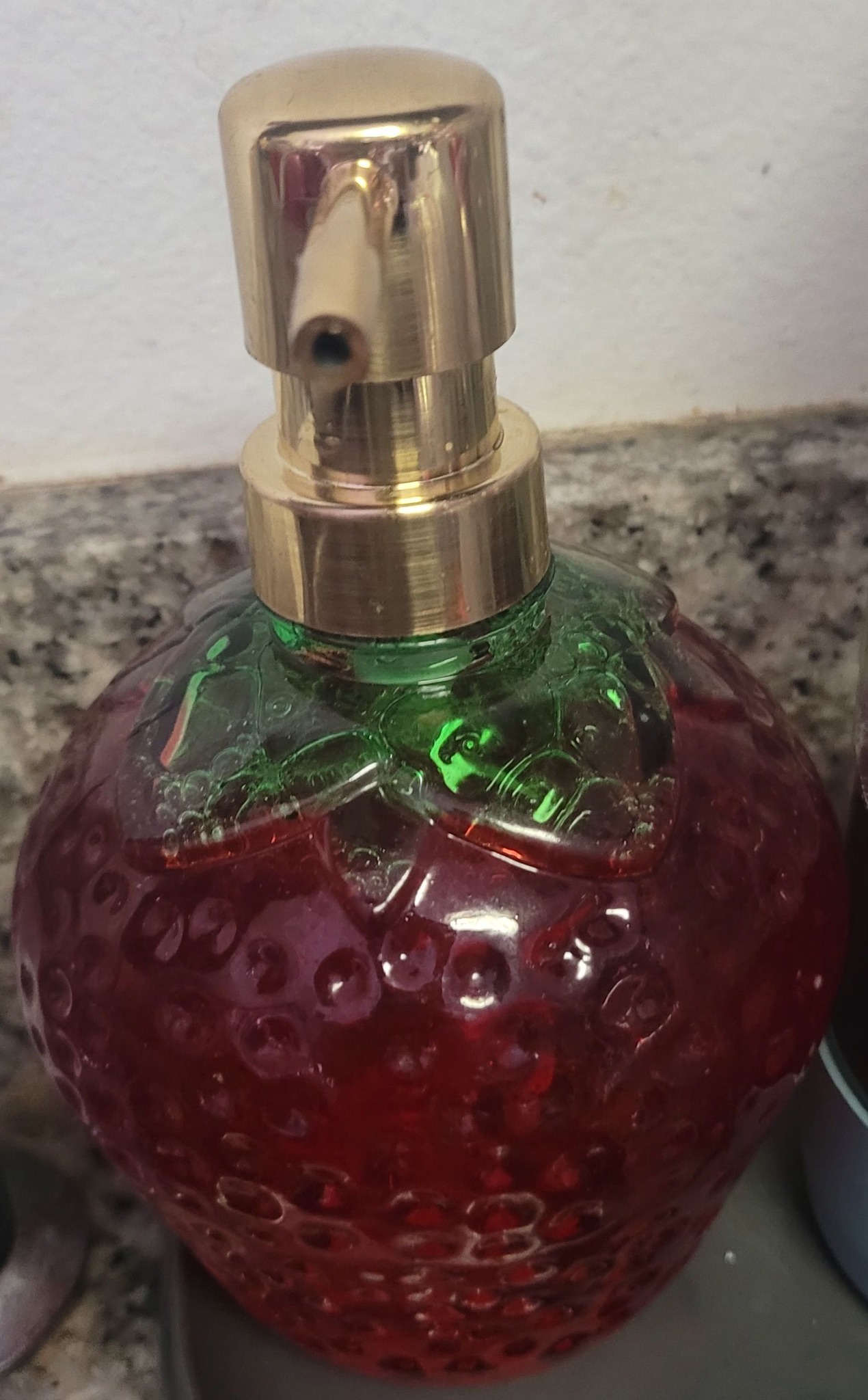 Strawberry soap dispenser sold out quickly