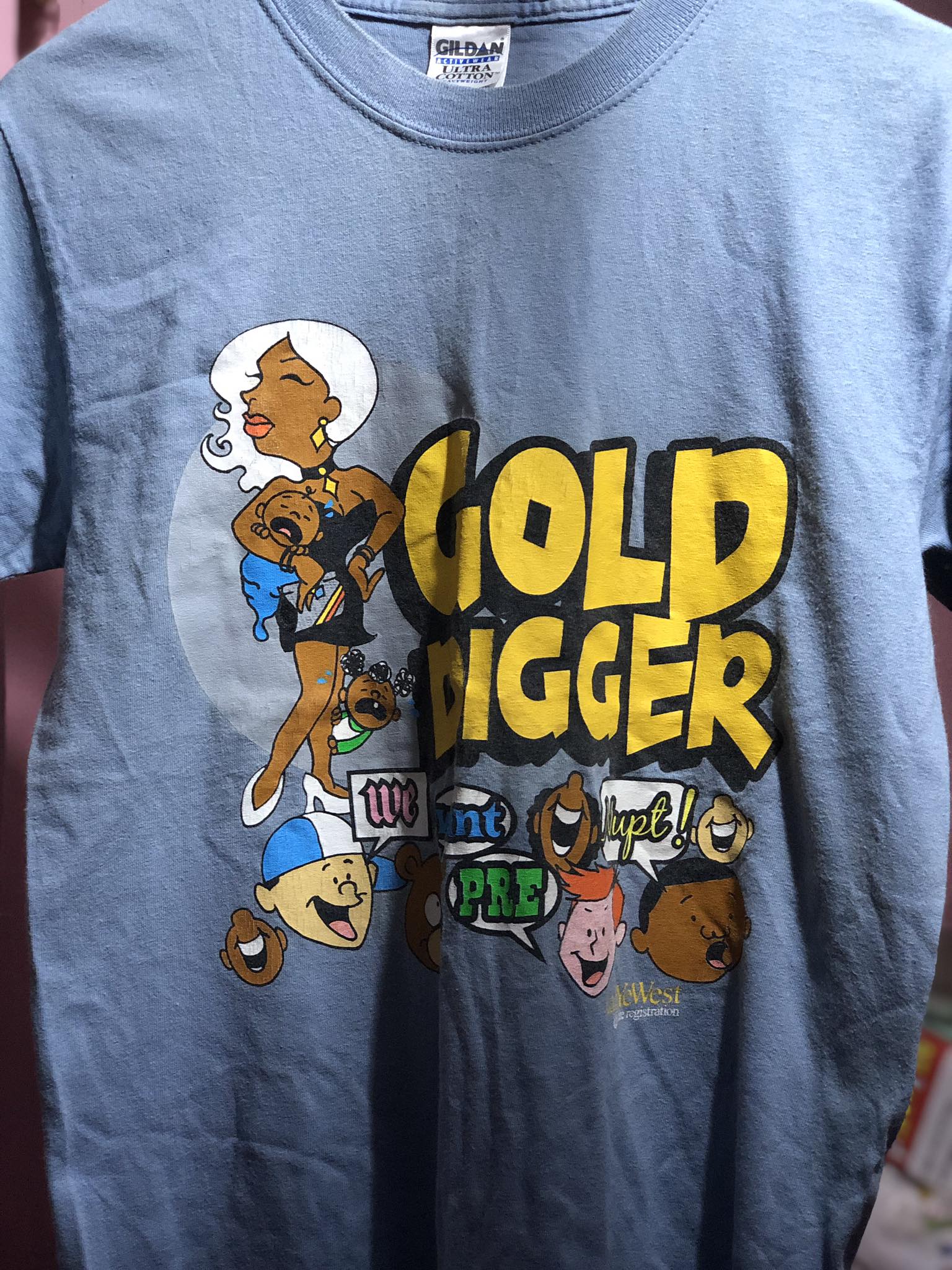 GOLD DIGGER KANYE WEST LATE REGISTRATION Tee