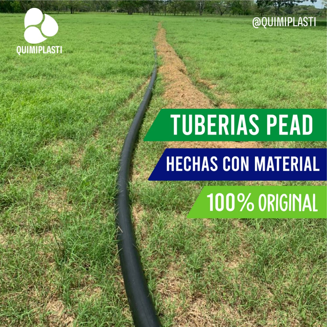 Quimiplasti - Tuberías de Polietileno PEAD 💧⠀⠀ Para tus proyectos de ...
