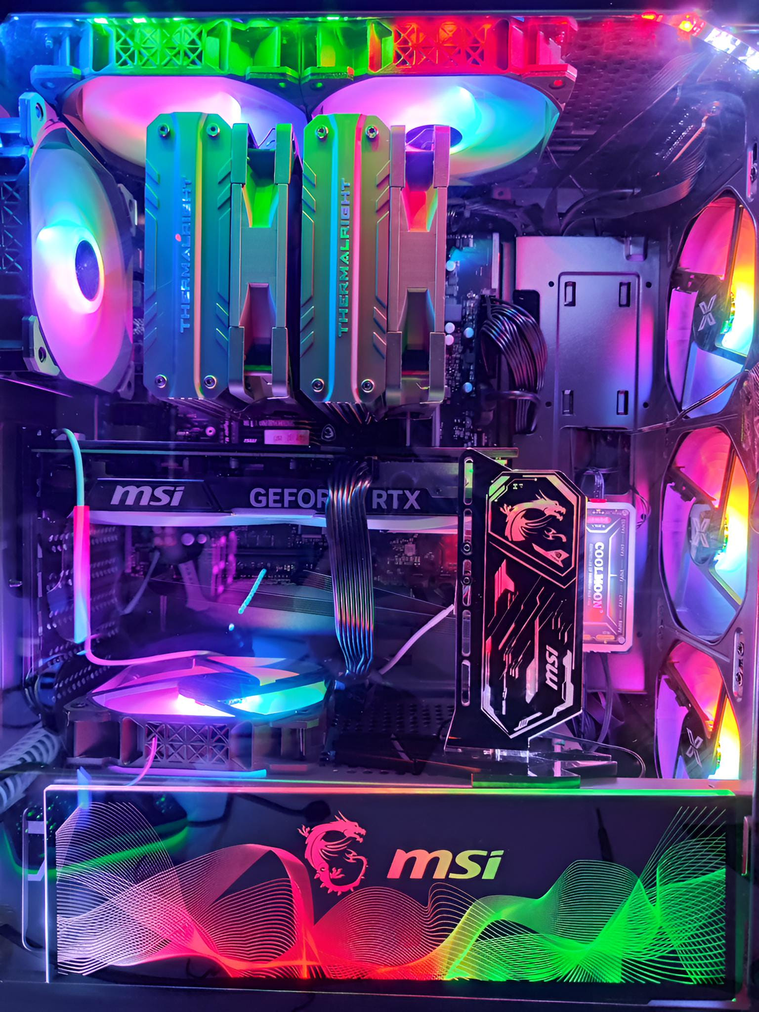 CPU i5 14600k + マザボMSI B760M + ケースなど