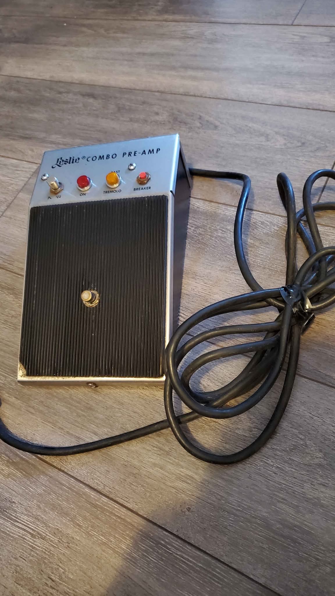 1967 Leslie Combo Preamp Pedal for 145-147 leslie Amps. 2 Inputs