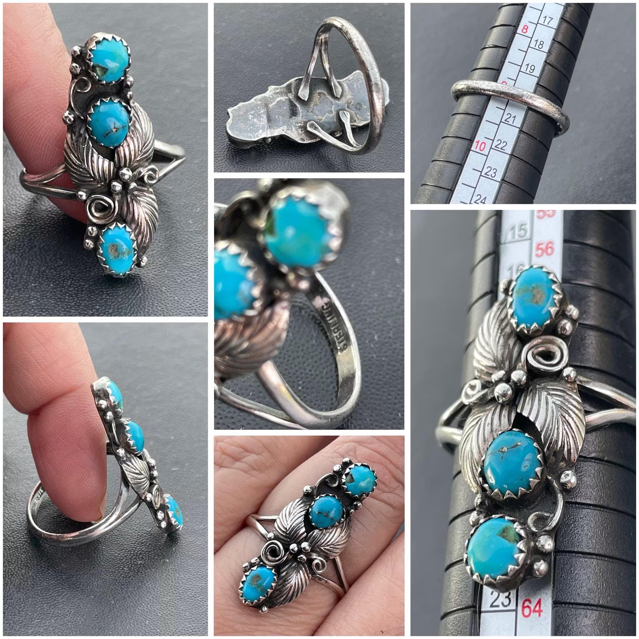 What is the value of a vintage Navajo turquoise Thunderbird ring?