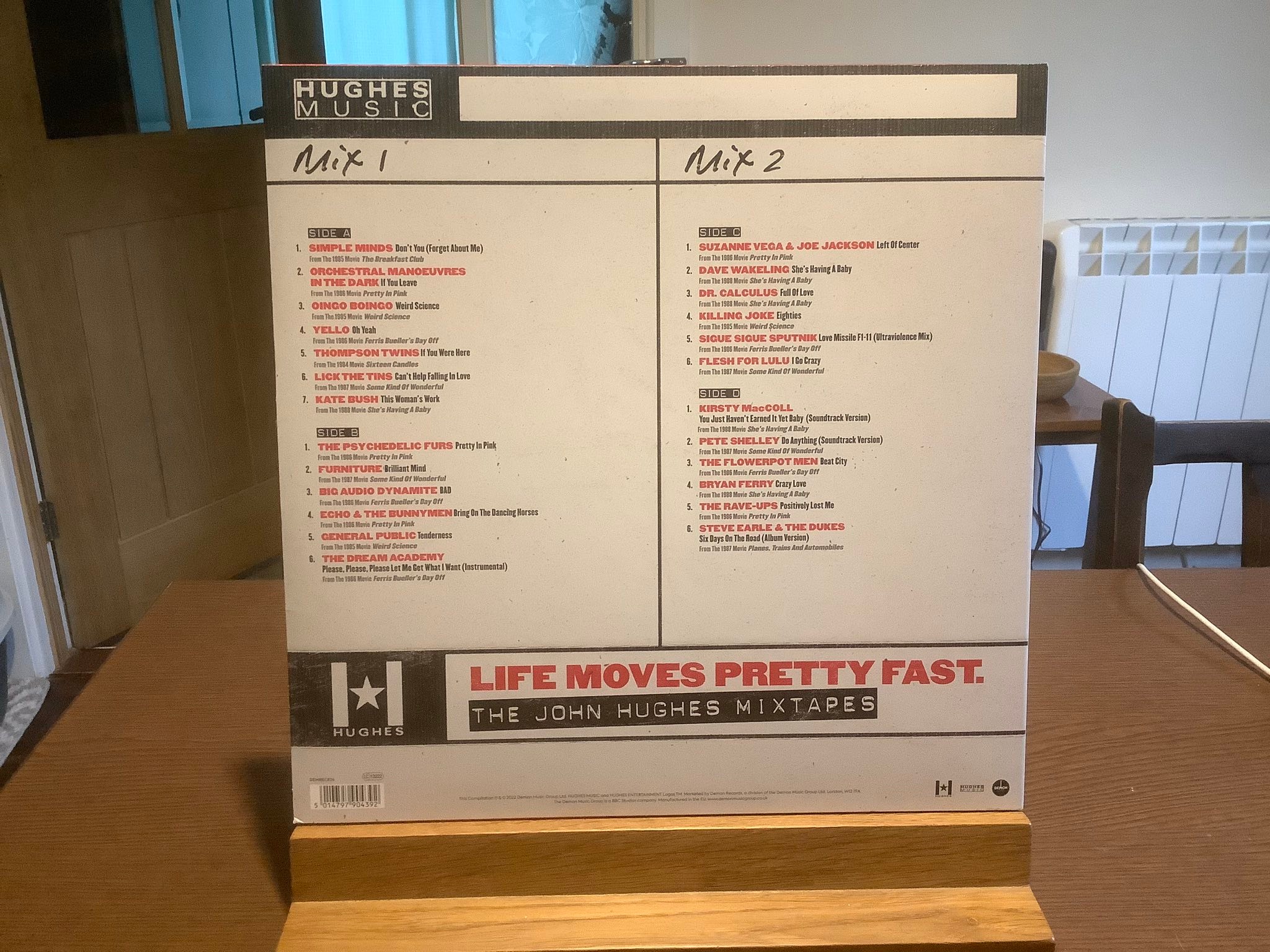 The John Hughes mixtapes on vinyl