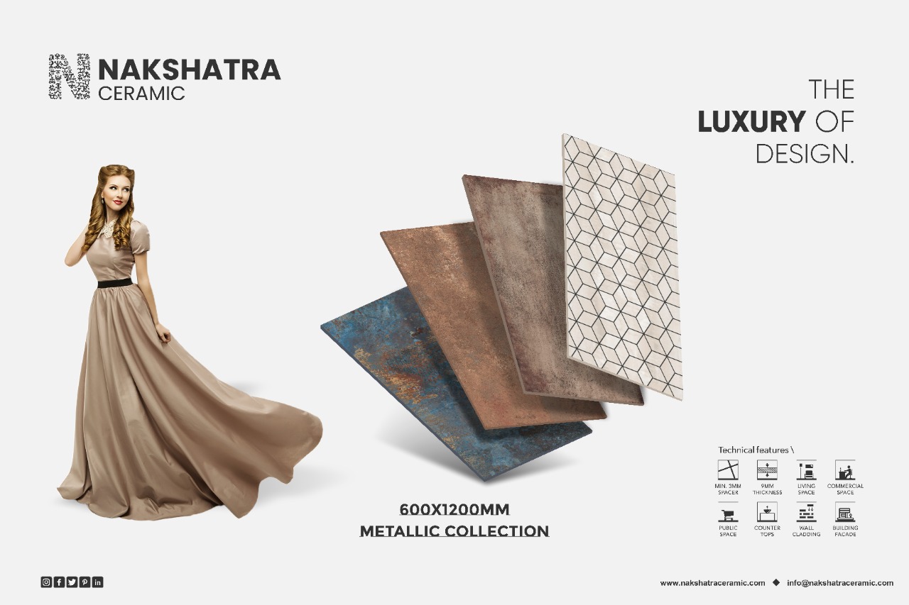THE LUXURY OF DESIGN SIZE: 600X1200MM... - Nakshatra Ceramic