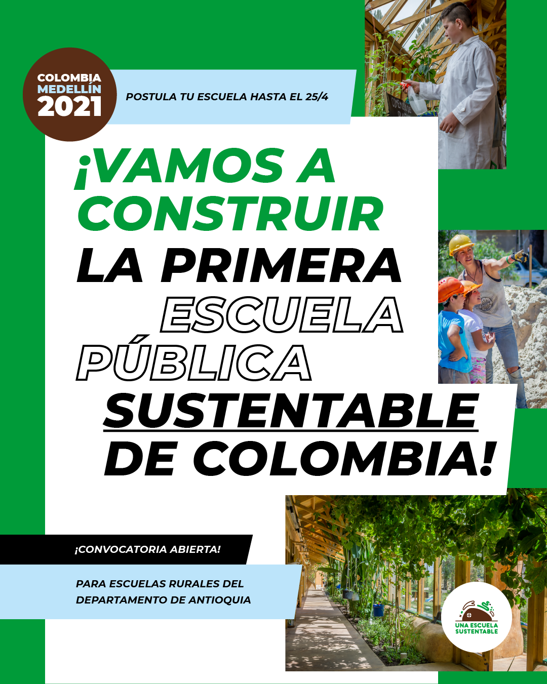 TAGMA - Una Escuela Sustentable - 🇨🇴 ¡VAMOS A CONSTRUIR LA PRIMERA ...