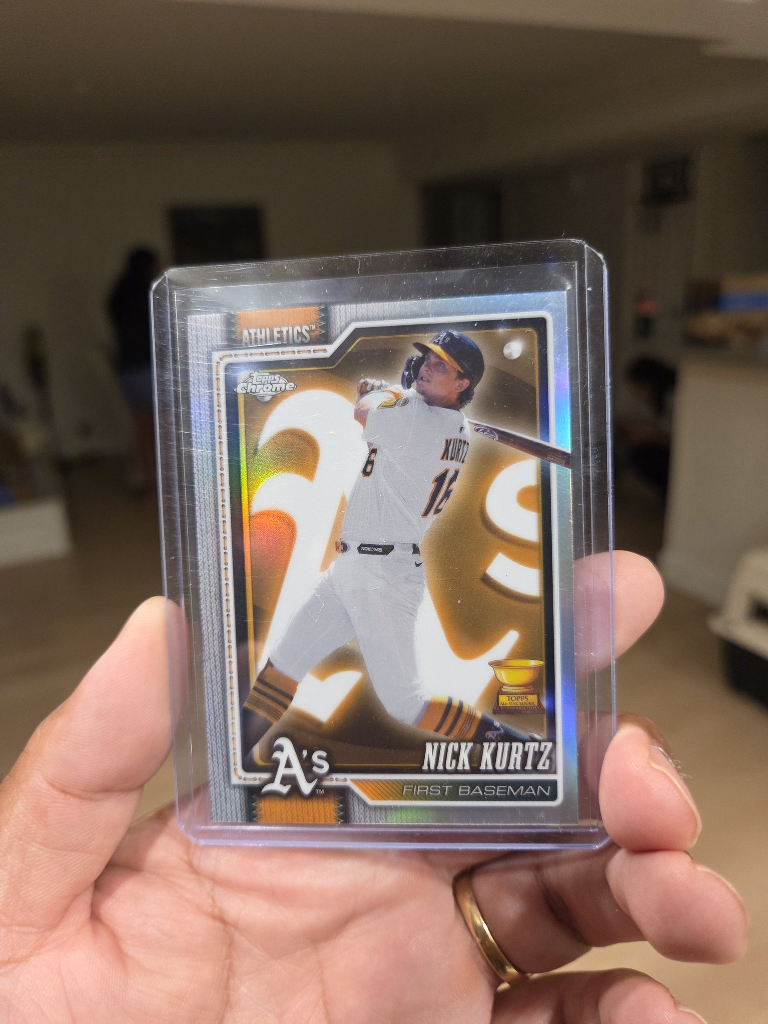 FIRST LOOK: Nick Kurtz's LITERAL first ever flagship rookie card