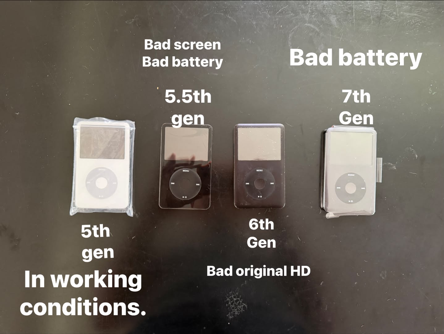 Restoring a 5.5 gen 80gb iPod with LCD and corrosion issues
