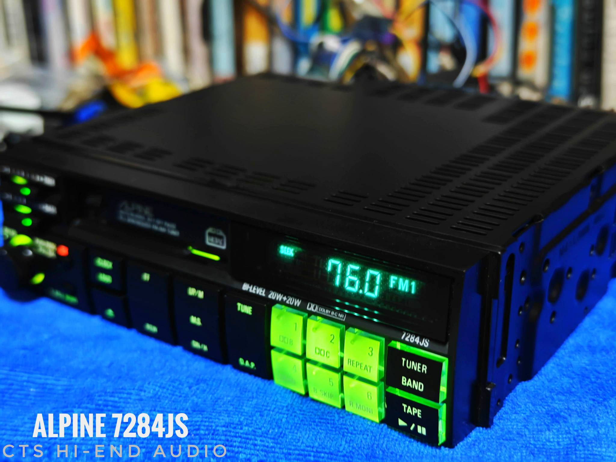 Alpine 7284js mobile tuner cassette player