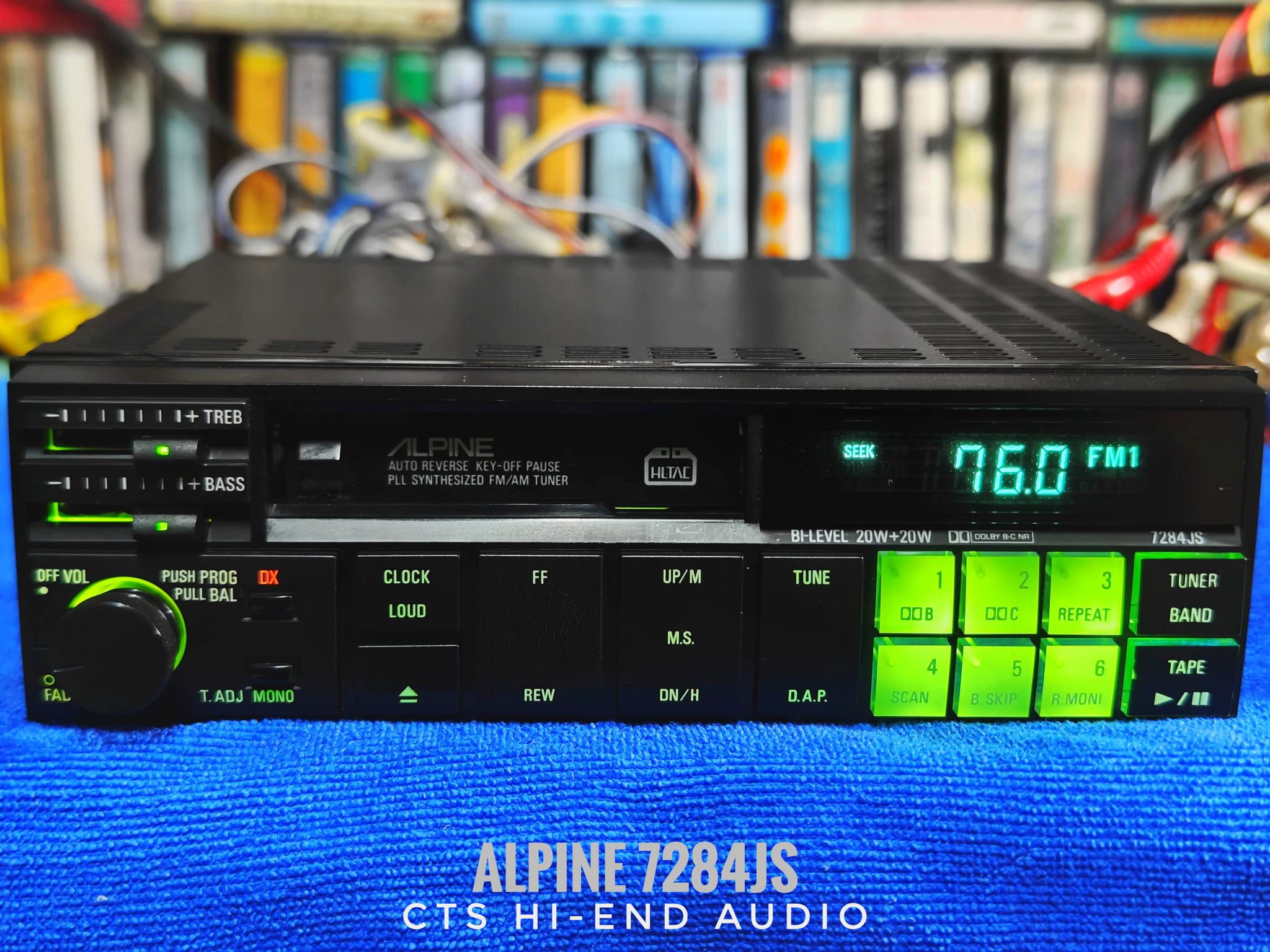 Alpine 7284js mobile tuner cassette player
