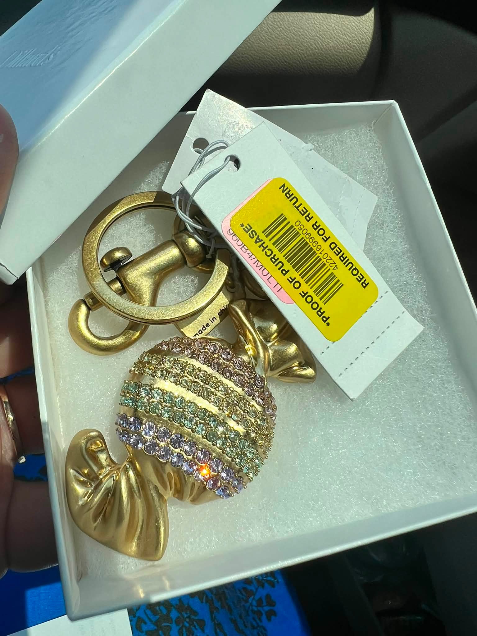 Coach Candy Crystal Charm on sale at Dillard's