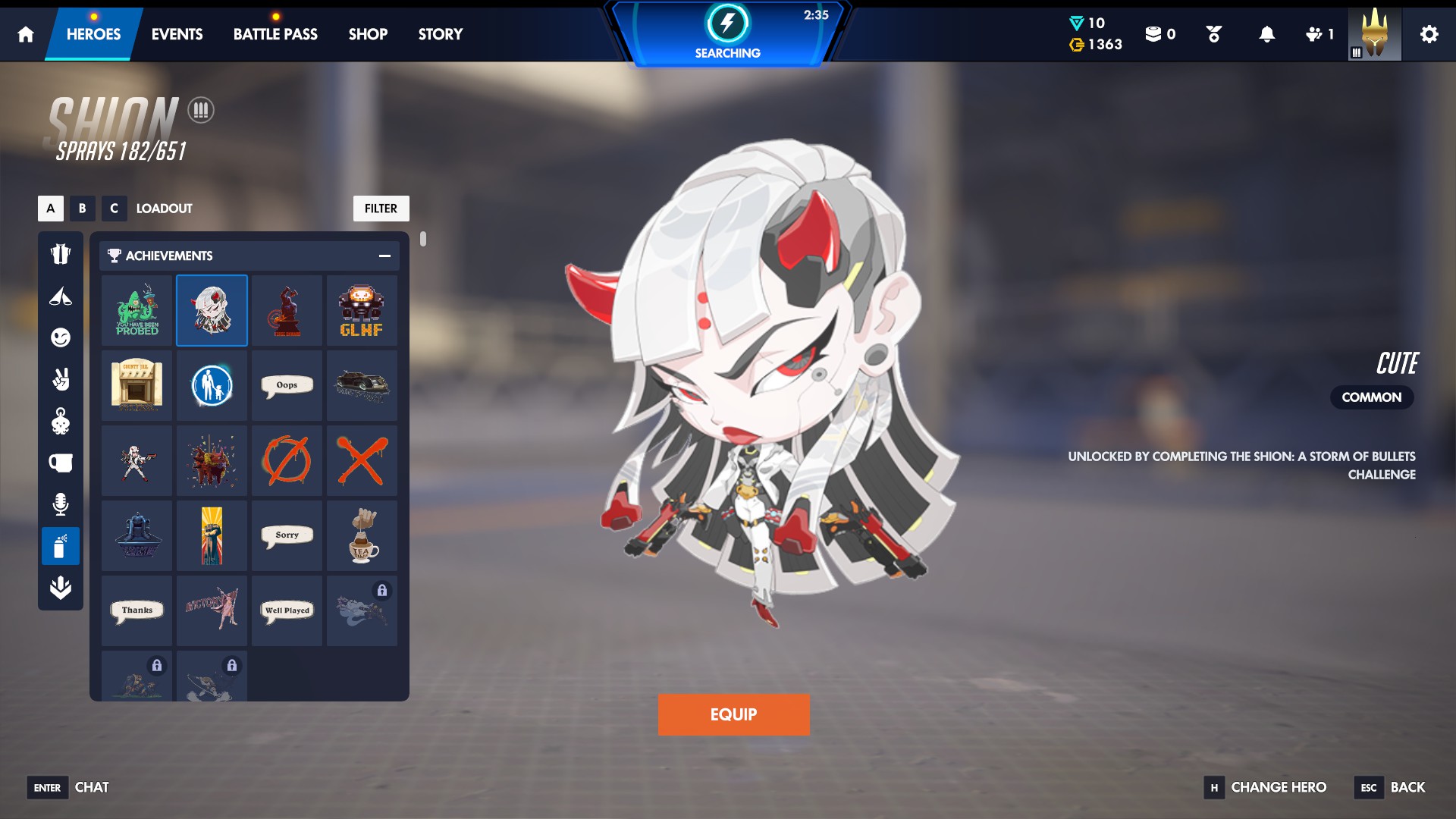 Heroes Events Battlepass and Shion Sprays in Overwatch Gaming