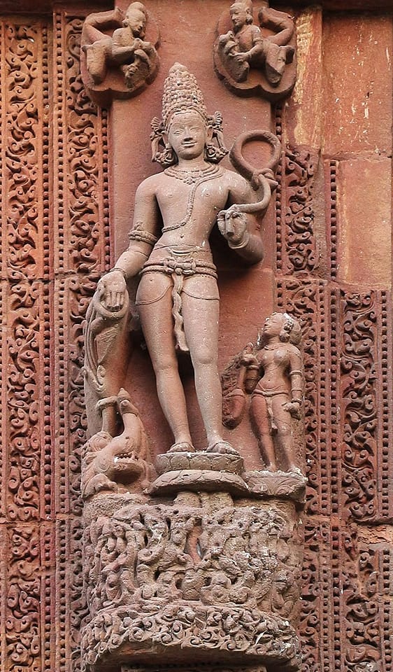 The Hindu Heritage - Lord Varuna carved stone sculpture on Rajarani ...
