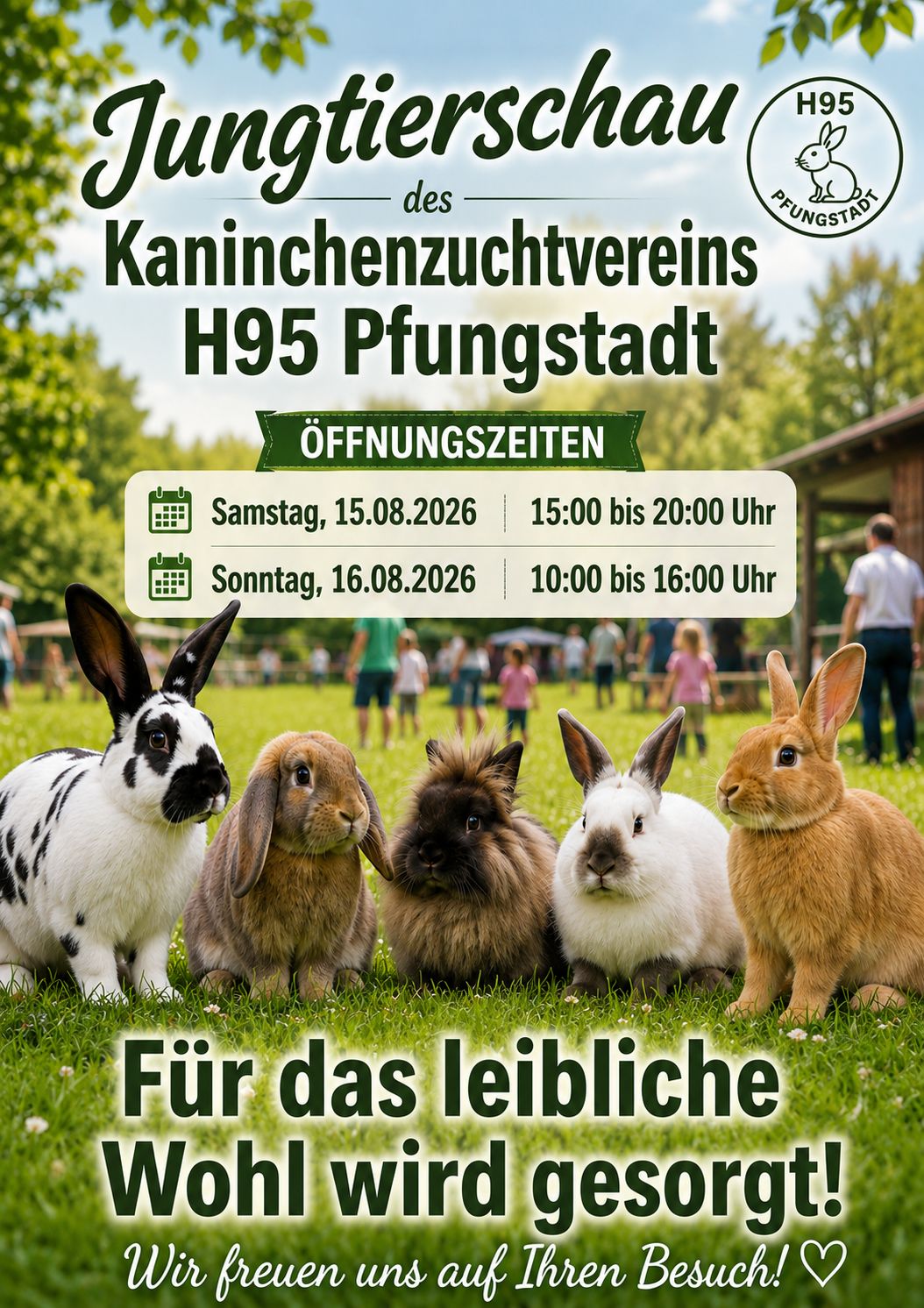 Kaninchen-Jungtierschau des Kaninchenzuchtvereins H95 Pfungstadt