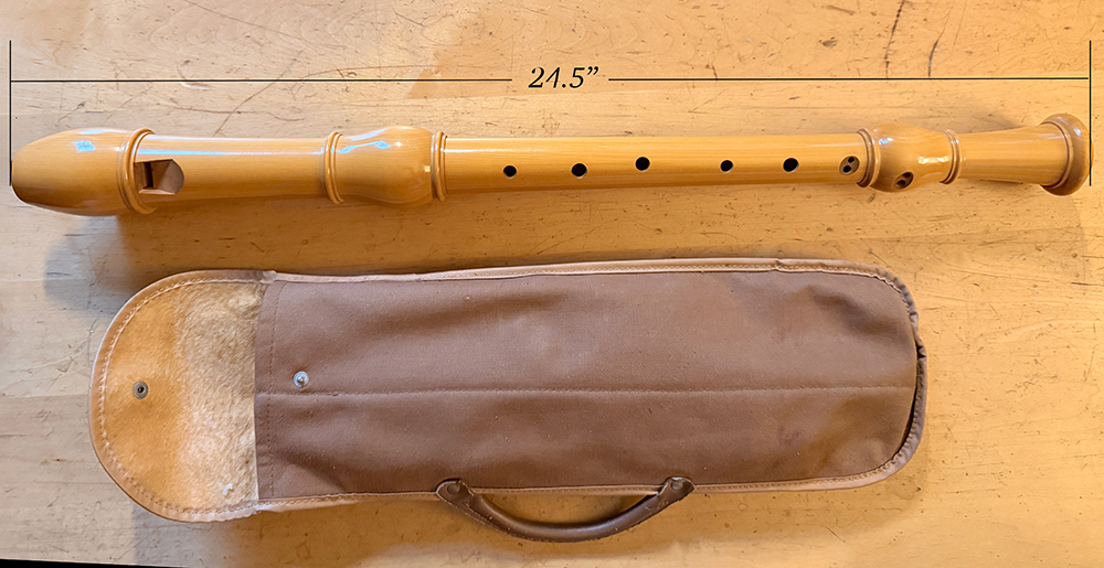 What can you tell me about Alexander Heinrich wooden recorder