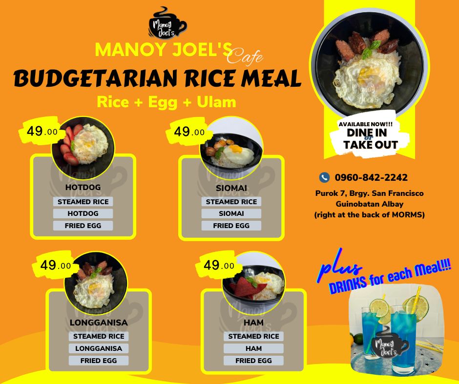 Manoy Joel's Cafe | Guinobatan