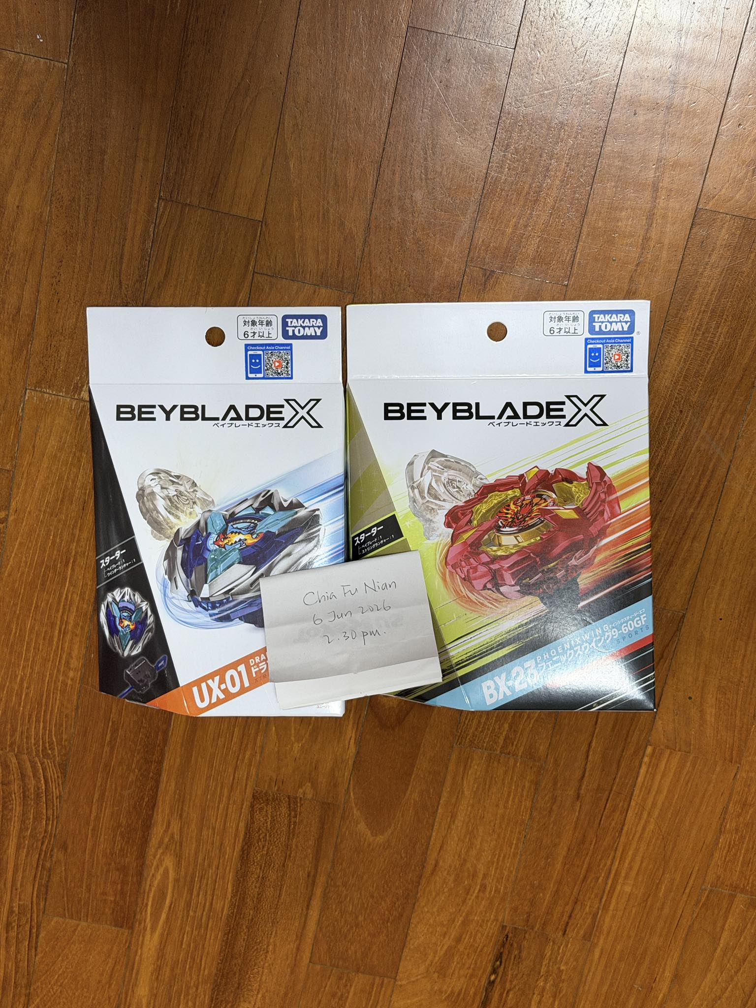 Beybladex UX-01 Dran Buster and BX-23 Phoenix Wing for sale