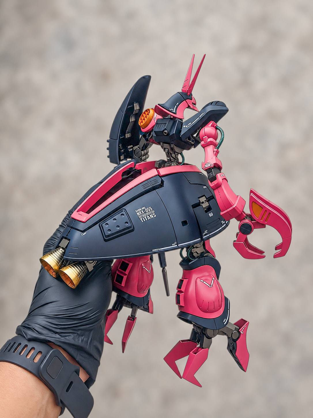 Completed HGUC NRX-005 Baund Doc 1/144 build