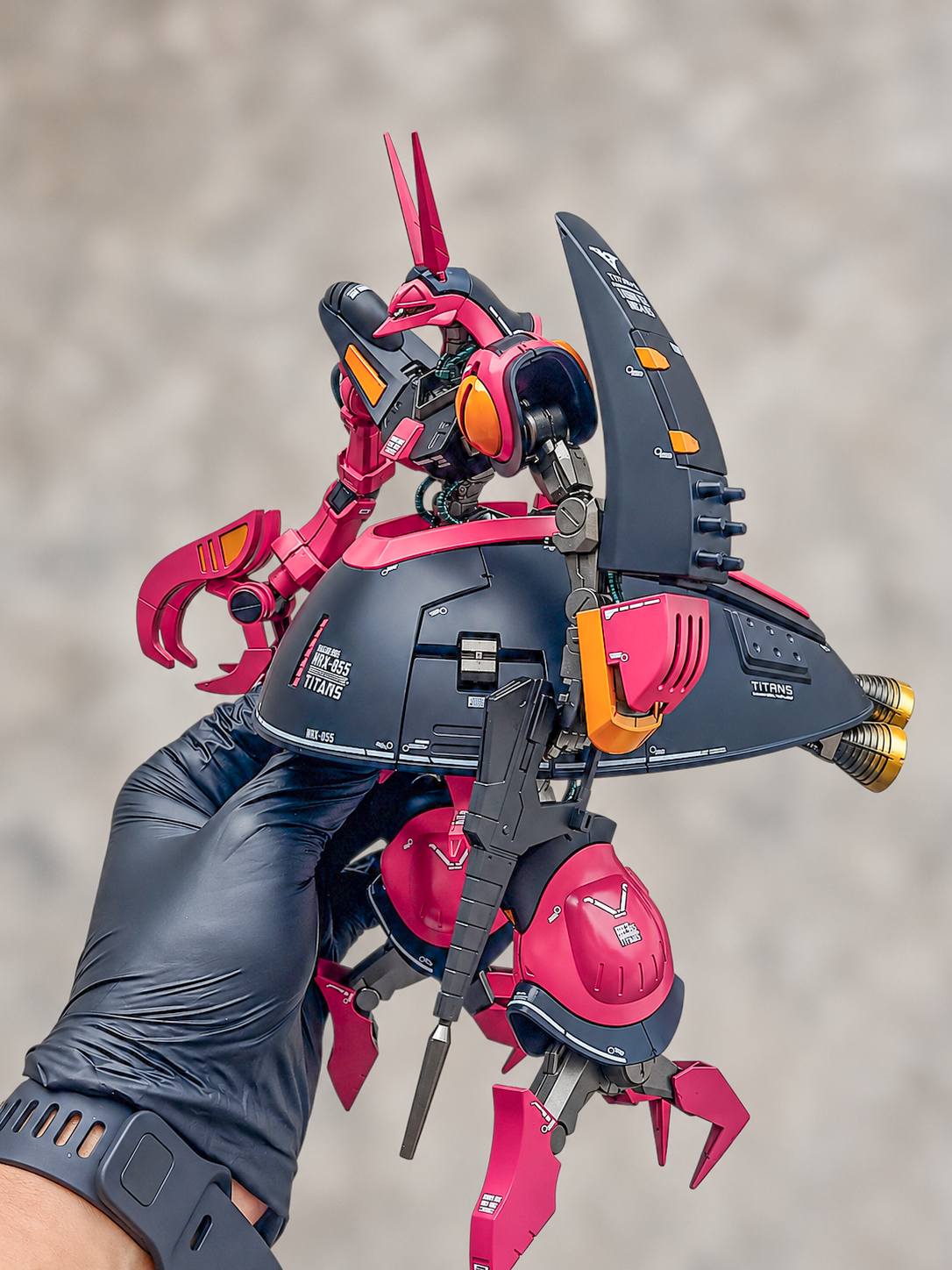 Completed HGUC NRX-005 Baund Doc 1/144 build