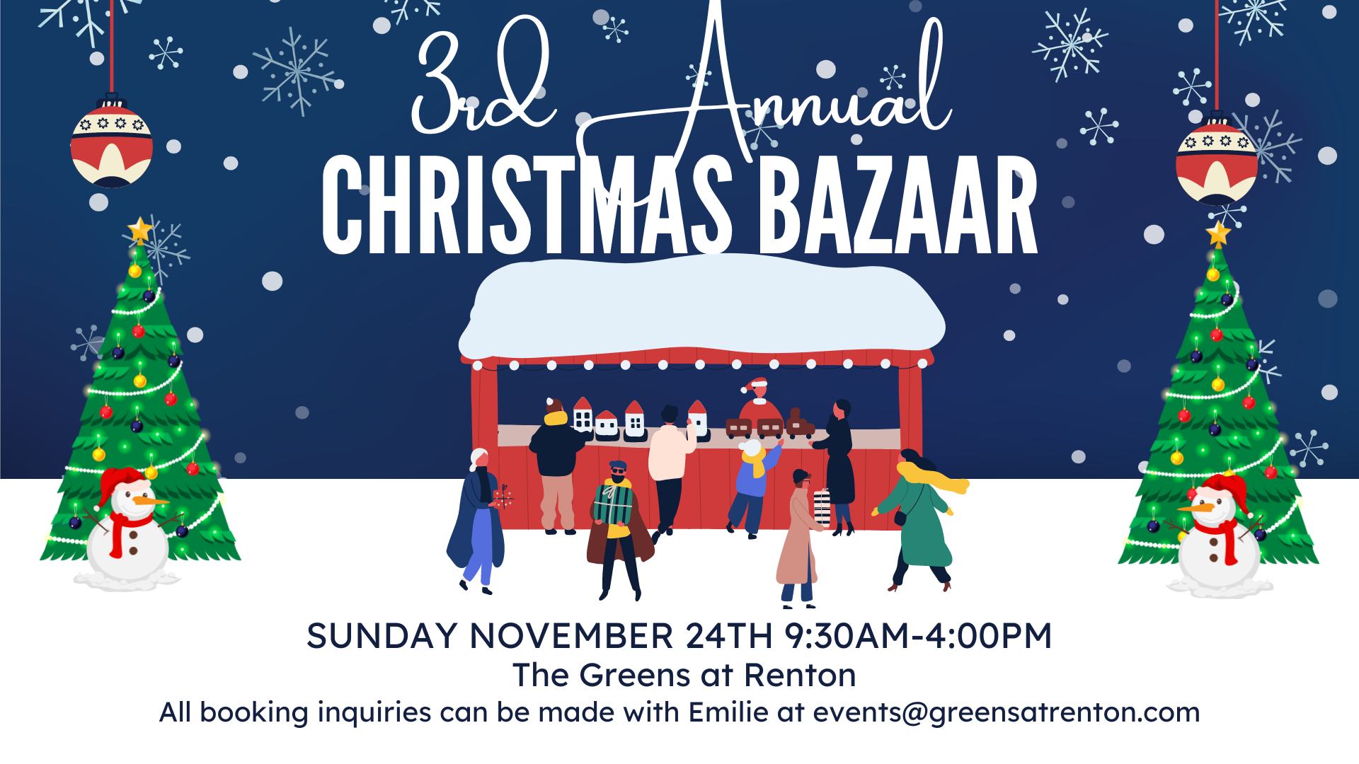 3rd Annual Christmas Bazaar